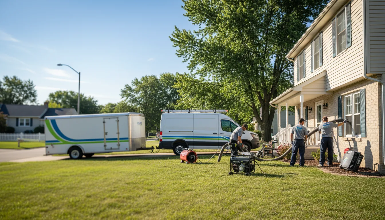 Flooded Basement Restoration And Cleanup With Repair in Country Club Hills, IL near me
